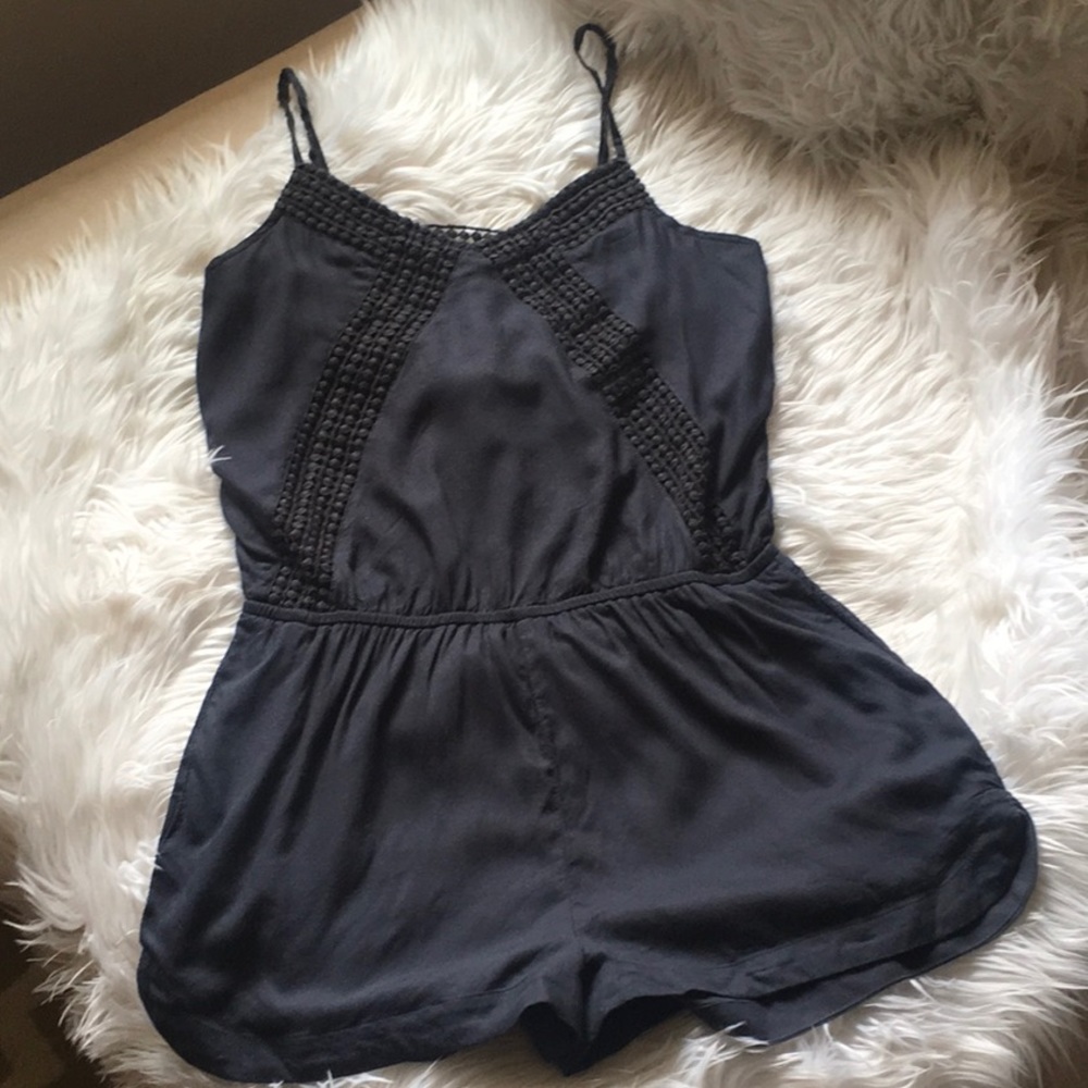 Sale! NWT! Charcoal Grey Romper